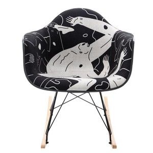New In Box Cleon Peterson x Modernica Signed Limited Edition #/100 Rocking Chair